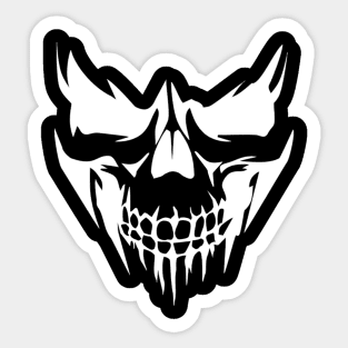 Feel-ink Skull Death Dead Halloween Scary Cranium Sticker